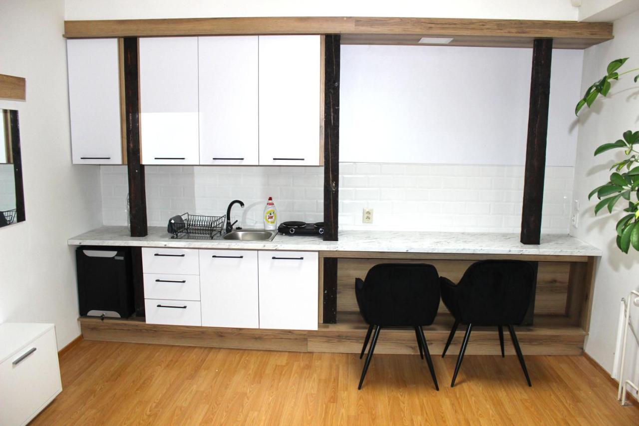 Krásny priestranný slnečný apartmán v centre mesta Trenčín Esterno foto