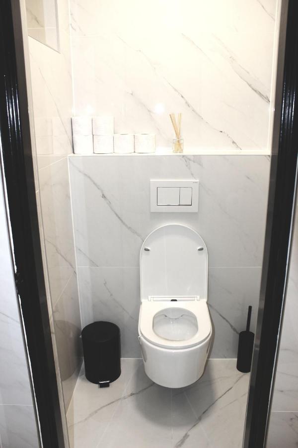 Krásny priestranný slnečný apartmán v centre mesta Trenčín Esterno foto